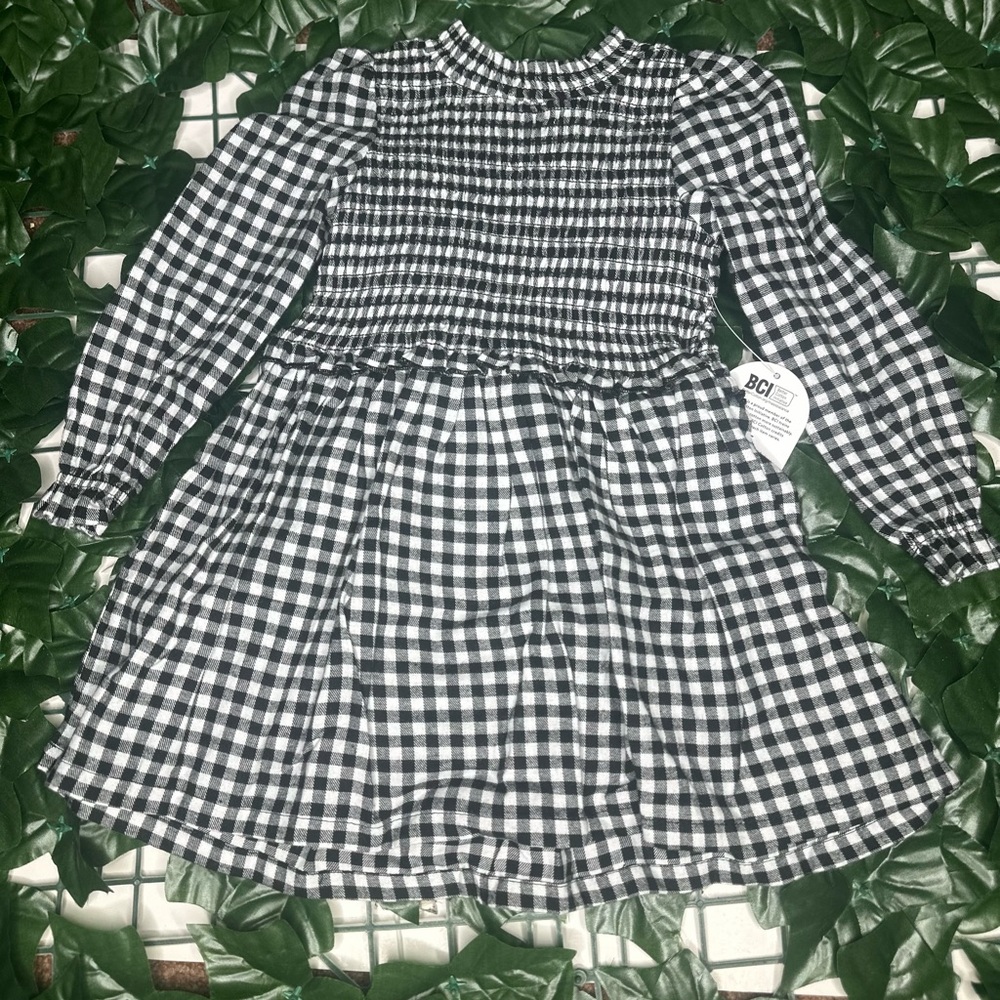 Black/White Checkered Dress